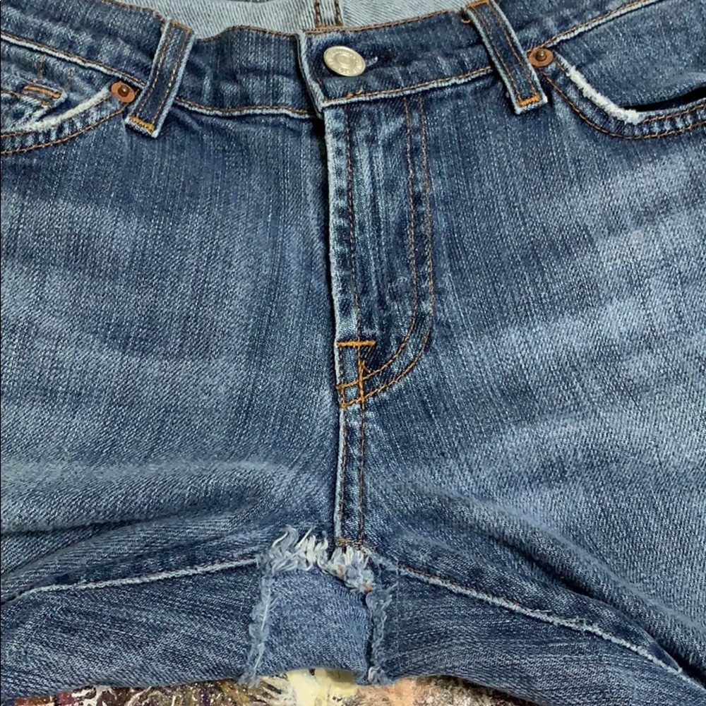 7 FOR ALL MANKIND FLARE JEANS SIZE 30 👖 - Picture 4 of 7